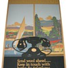 Vacationland 1930's Deco Travel Poster with WE 202 Phone