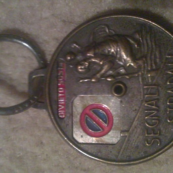 St Chrisopher protection keyring