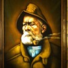 Unidentified painting; Fisherman (?)
