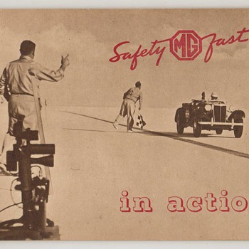 1953 MG and MGB Literature - Advertising