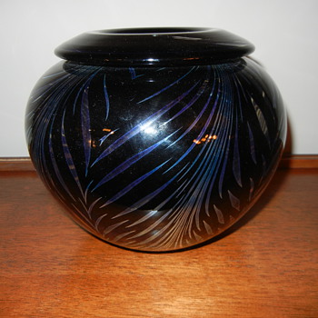 Daniel Lotton Pulled Vase - Art Glass