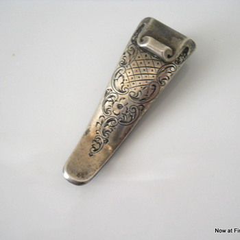 Art Nouveau Silver Dress Clip - Art Nouveau