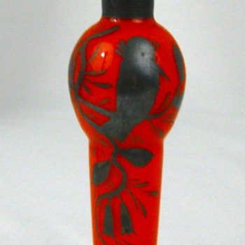 CZECH DECO EXPORT TOILET SET, MARKED. - Bottles