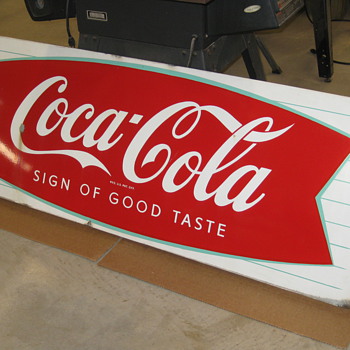 Coca-Cola sled fish type !959-1960