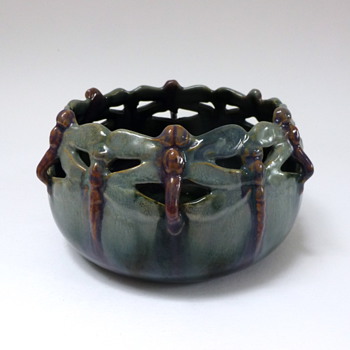 Dragonfly bowl - Art Nouveau