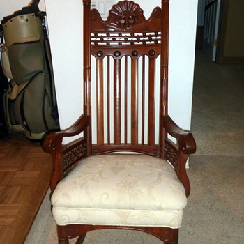 Great Grandma's Rocking Chair, made by Great Grandpa