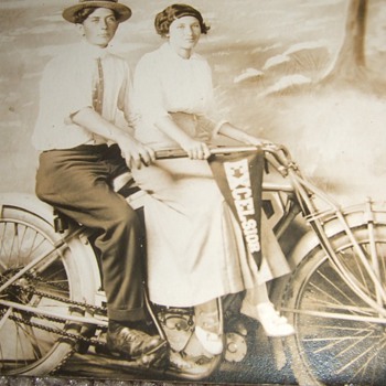 Photograph of Excelsior motorcycle
