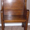 "Deacons Seat" in Solid Oak