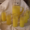 West Virginia Canter and 6 glasses