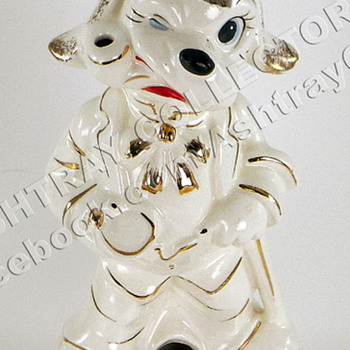 8" Dog Smoker Ashtray - Tobacciana