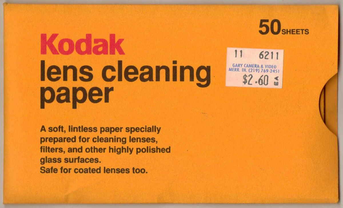 Kodak Lens Cleaning Paper Collectors Weekly
