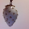 White Strawberry Pendant