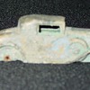 Small cast iron car - saved by its copper paint