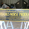 Fairbanks & Morse porcelain sign