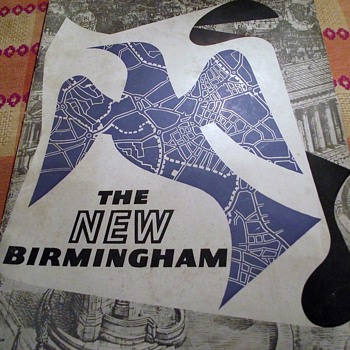 1957-the new birmingham-book-city centre redevelopments.