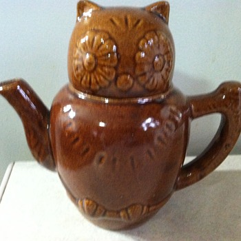 Owl Teapot - Art Pottery