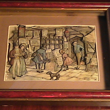 Anton Pieck 3D Vintage Print