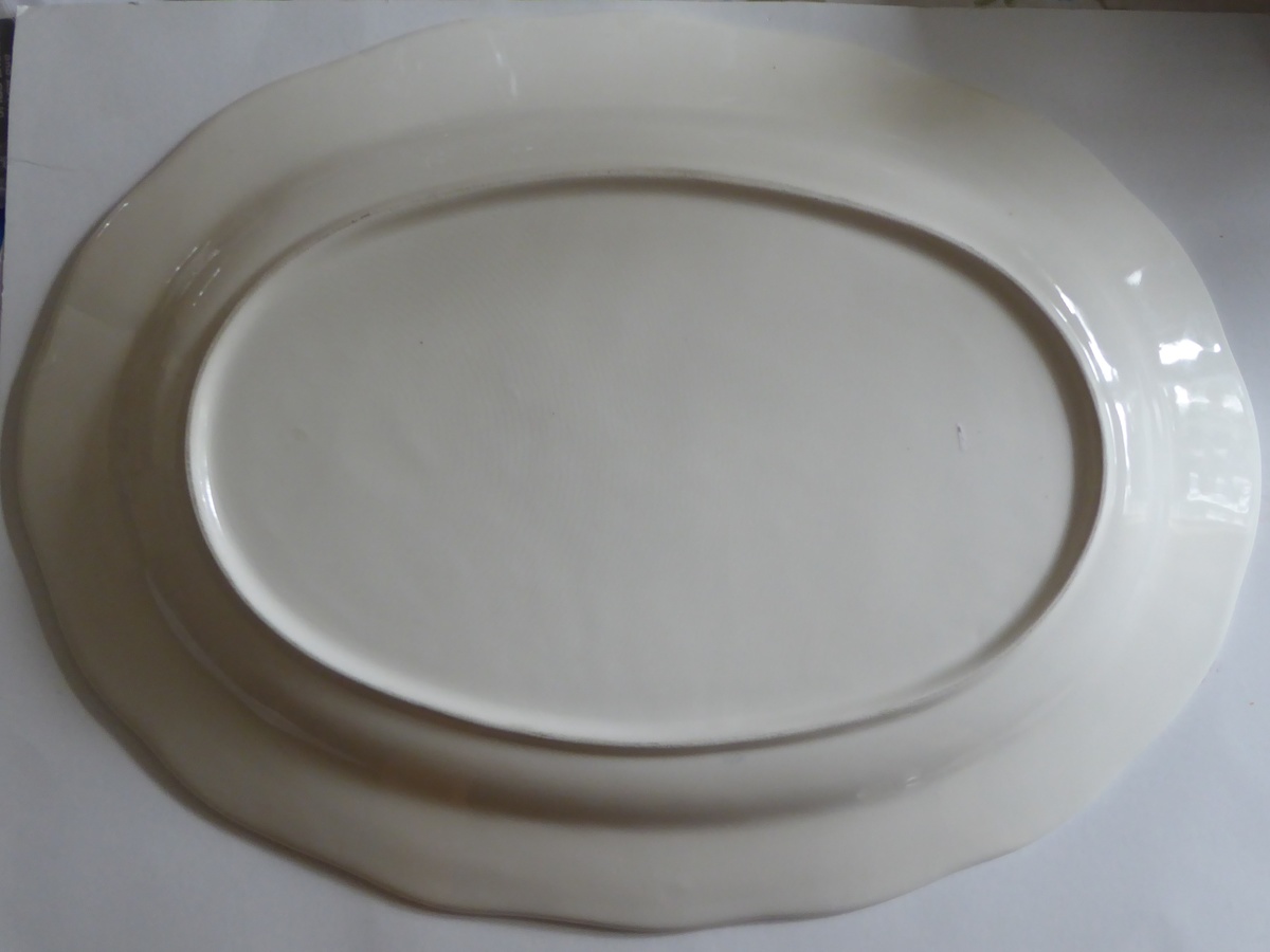 Large Oval Serving Plate Collectors Weekly