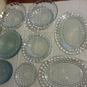 Sapphire Blue Bubble Glass - Glassware