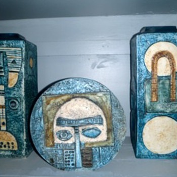 SOME OF OUR ART DECO AND TROIKA VASES - Art Pottery