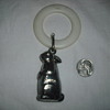 Made in England Silver baby teether/Rattle