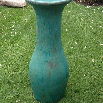 Large Floor Vase Circa 1930 Mystery! - Art Pottery
