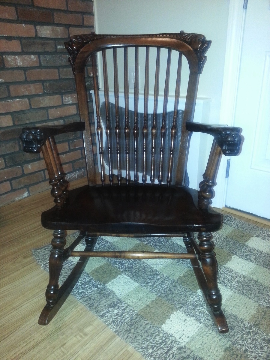 Lion head rocking chair Collectors Weekly