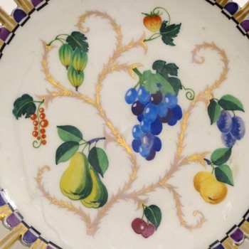 K.u.K. time handpainted Pirkenhammer centerpiece - Pottery