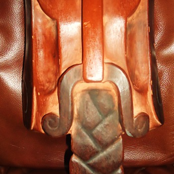 Wood mask from thrift store! Who is this? 17" - Folk Art