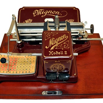MIGNON Modell 2 - circa 1907