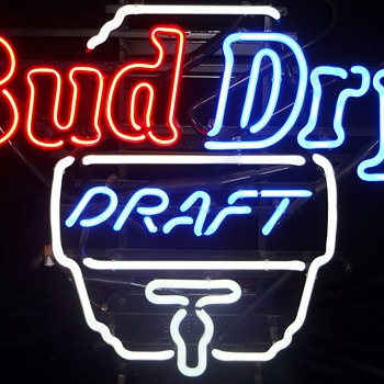 Bud Dry Draft neon sign - Signs