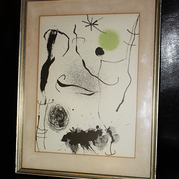 Bouquet by J. Miro - COA George Kirschner, Arts - Posters and Prints