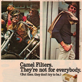 1970 - Camel Cigarettes Advertisement