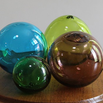 Japanese glass fishing floats - Fishing