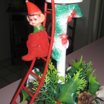 Vintage Plastic Christmas decoration - Christmas