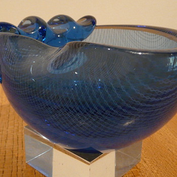 HARRACHOV BOWL MILAN METELÁK “MERLETTO”  - Art Glass