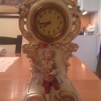 porcelain clock - Clocks