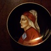 Decorative plate with Italian woman (Correction - Man!)