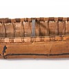 birch bark canoe models, old and new