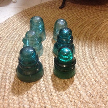 Vintage Railroad insulator, Old stamps