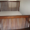 I found this hand made Mission Bed