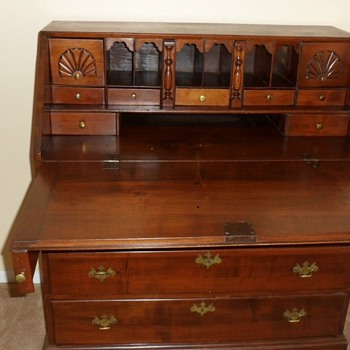Antique Slant Front Desk - Furniture
