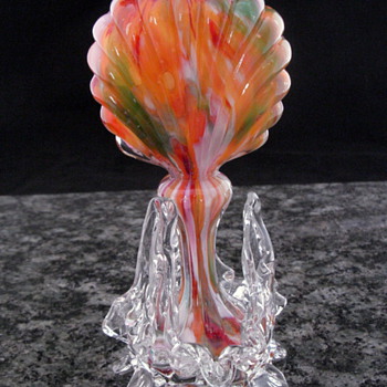 Rückl or Kralik? Shell Vase - Art Glass