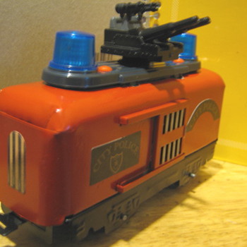 Vintage Marx custom Con-Rail transport car with lights and sound!