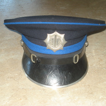 1960-80s Dutch police cap. Voorburgse Gemeente-rijks politie - Hats