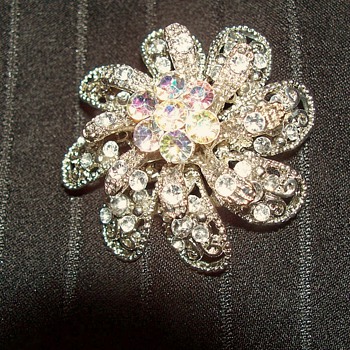 rhinestone brooch