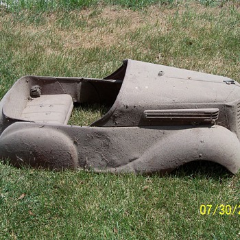 Our old pedal car
