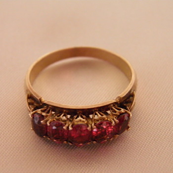 18K Garnet Ring - Fine Jewelry