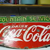 1934 Coca Cola porcelin sign