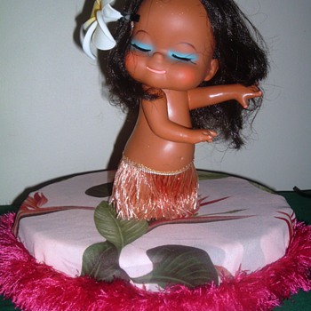 vintage hawaiian doll